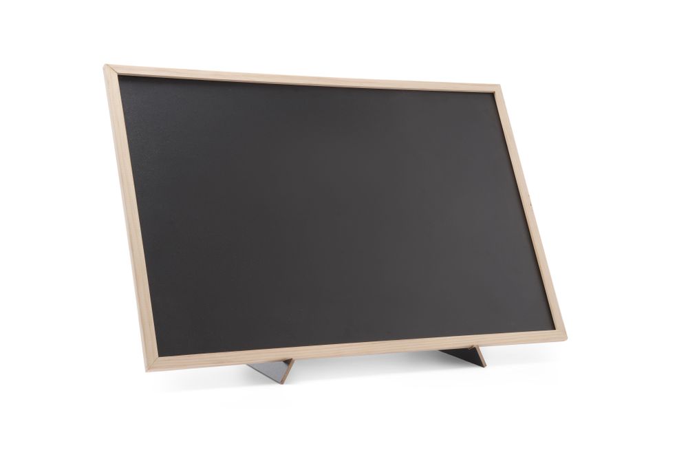 Krijtbord met standaard