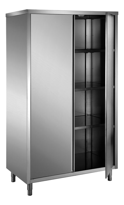 SARO RVS opbergkasten met 2  draaideuren 1200x700 AISI 304