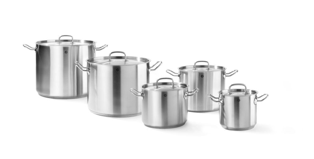 Kookpan hoog - met deksel